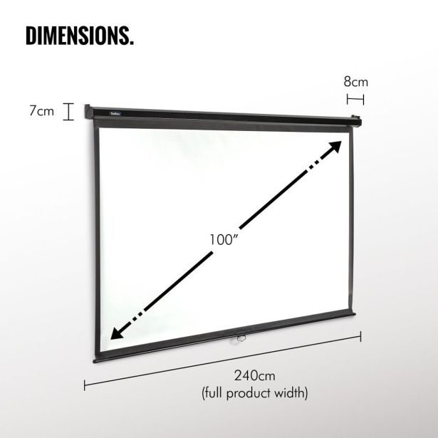 VIDEO PRIBOR VONHAUS PROJEKCIJSKO PLATNO 100" 16:9"