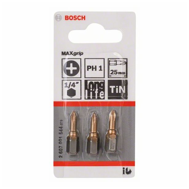 VIJAČNI NASTAVEK KRIŽNI BOSCH PH 1 TIN 25 MM