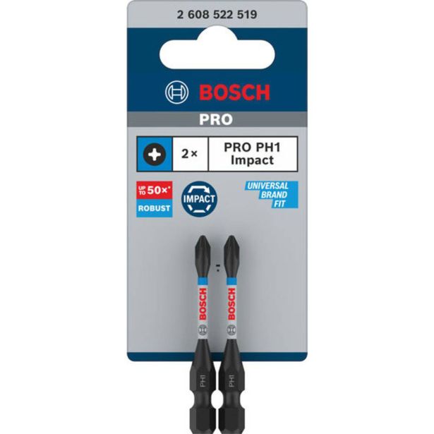 VIJAČNI NASTAVEK KRIŽNI BOSCH PRO PH1, 55 MM, 2 KOSA