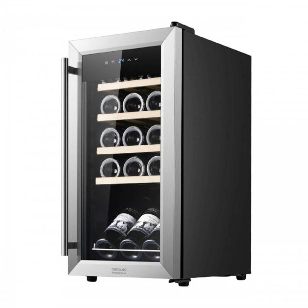 VINSKA VITRINA CECOTEC BOLERO GRANDSOMMELIER 1550 INOX COMPRESSOR