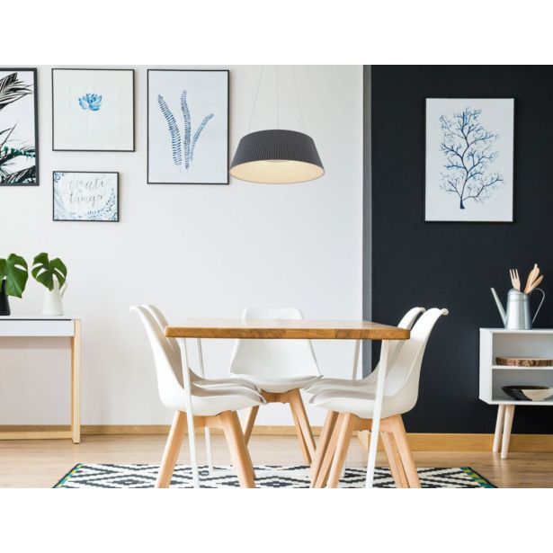 VISEČA SVETILKA CROTONE 45W ANTRACIT CCT DIM, DALJIN.UPR.