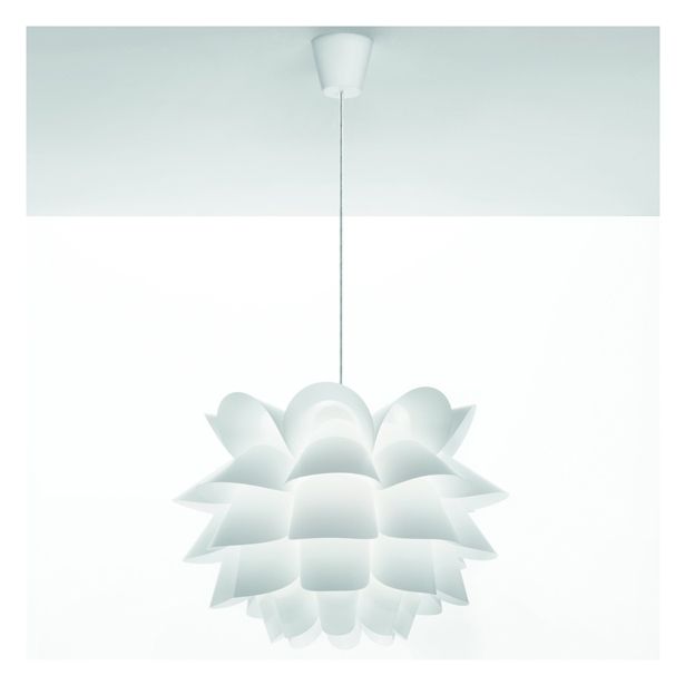 VISEČA SVETILKA-LESTENEC ALPCOM 5434 BELA