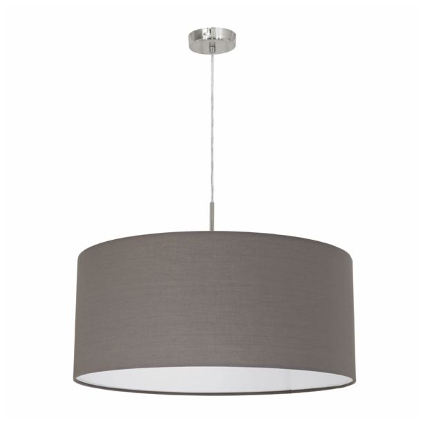 VISEČA SVETILKA-LESTENEC EGLO 31578 PASTERI '530 RJAVA TEKSTIL