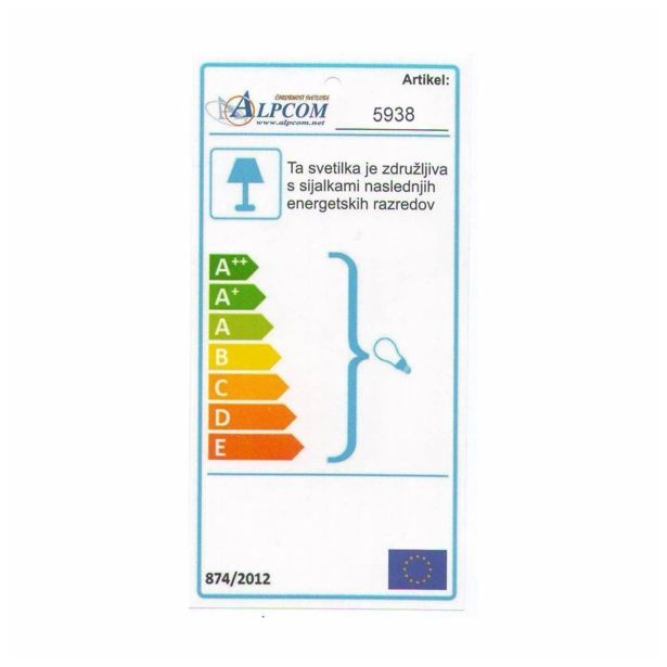 VISEČA SVETILKA-LESTENEC PERENZ 5938