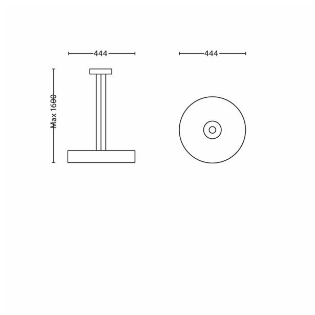 VISEČA SVETILKA-LESTENEC PHILIPS FAIR 1X55W 2GX13 40339/11/16 KROM