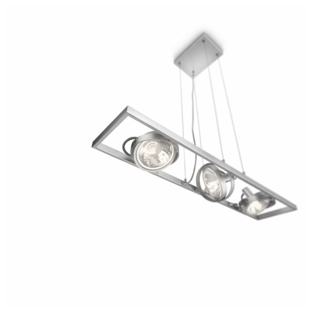 VISEČA SVETILKA-LESTENEC PHILIPS FAST 3X42W G9 53069/48/16 ALUMINIJ