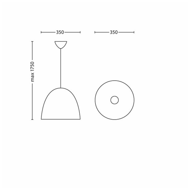 VISEČA SVETILKA-LESTENEC PHILIPS HEVER 1X42W E27 40617/31/16 BELA