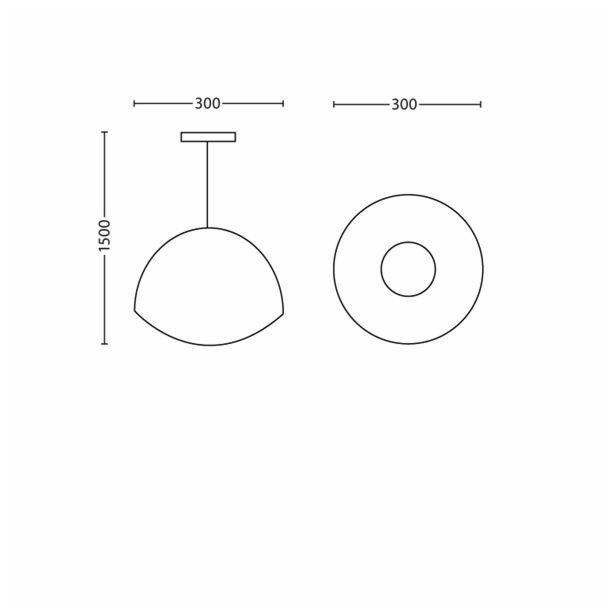 VISEČA SVETILKA-LESTENEC PHILIPS MOSELLE 1X20W E27 40354/35/16 MODRA