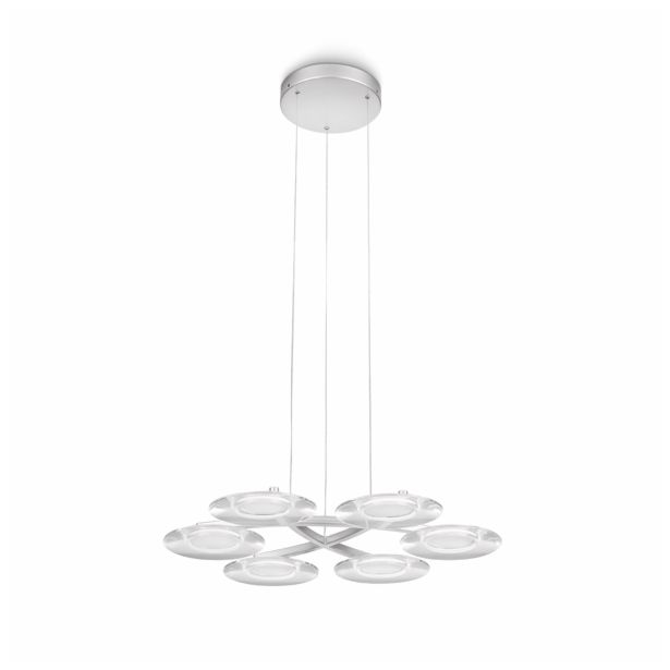 VISEČA SVETILKA-LESTENEC PHILIPS VAGA 6X2.5W LED 40972/48/16 ALUMINIJ