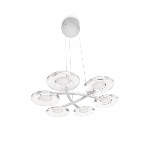 VISEČA SVETILKA-LESTENEC PHILIPS VAGA 6X2.5W LED 40972/48/16 ALUMINIJ