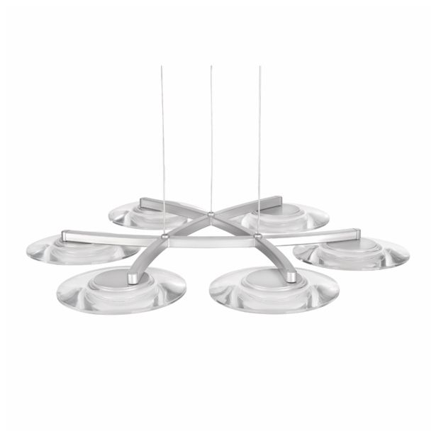 VISEČA SVETILKA-LESTENEC PHILIPS VAGA 6X2.5W LED 40972/48/16 ALUMINIJ