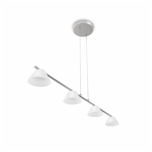 VISEČA SVETILKA-LESTENEC PHILIPS VENDEE 4X4.5W LED 36021/17/16 NIKELJ