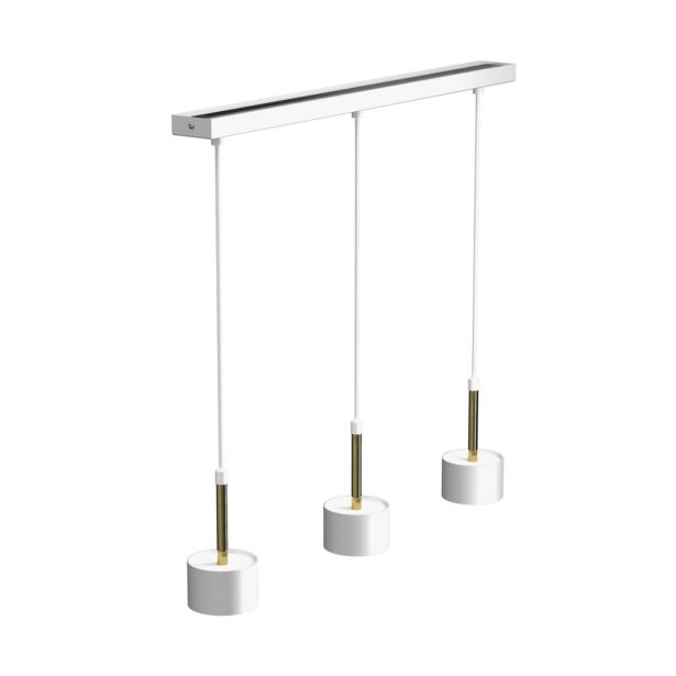 VISEČA SVETILKA MILAGRO ARENA BELA/ZLATA 3XGX53 MLP7755