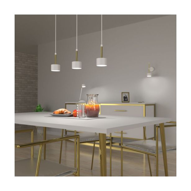 VISEČA SVETILKA MILAGRO ARENA BELA/ZLATA 3XGX53 MLP7755