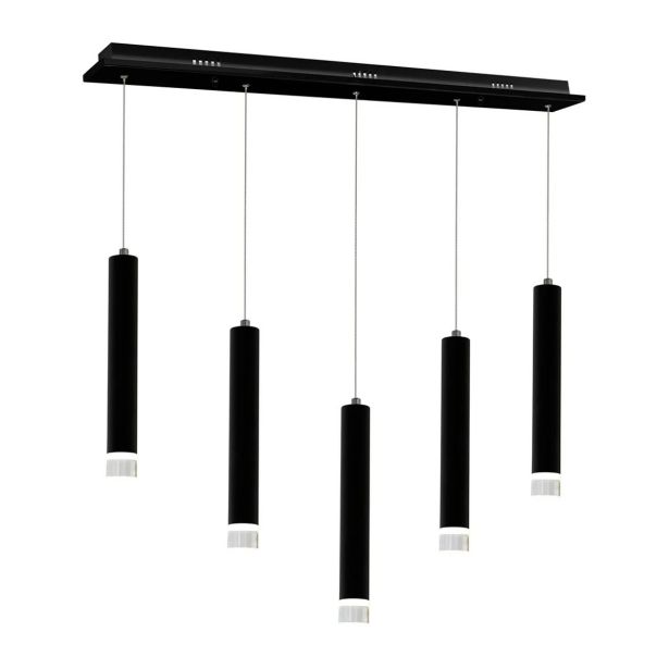 VISEČA SVETILKA MILAGRO CARBON 5X5W LED ML184