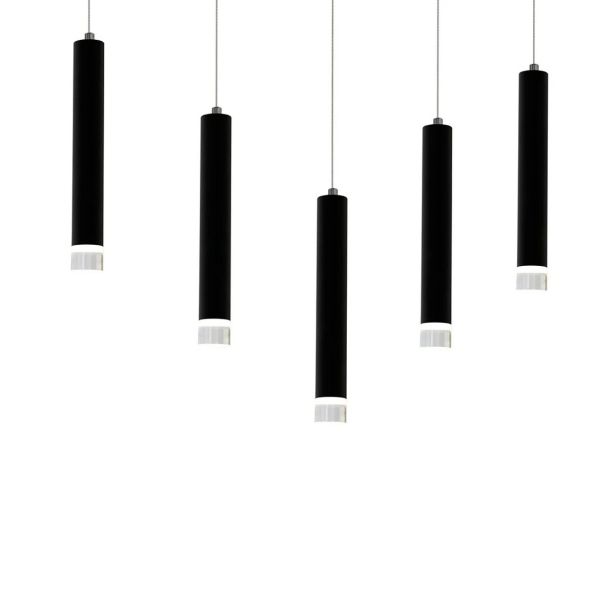 VISEČA SVETILKA MILAGRO CARBON 5X5W LED ML184