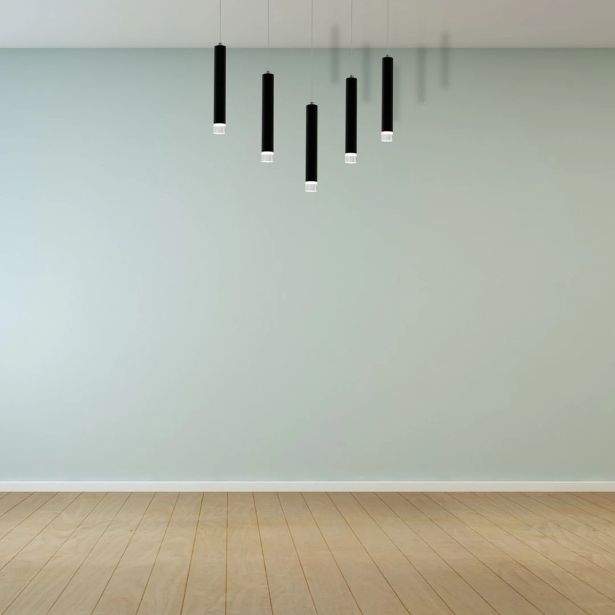 VISEČA SVETILKA MILAGRO CARBON 5X5W LED ML184