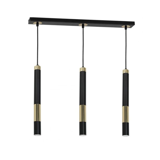 VISEČA SVETILKA MILAGRO DALLAS ZLATA 3X MINIGU10 MLP6547