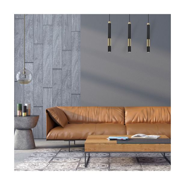 VISEČA SVETILKA MILAGRO DALLAS ZLATA 3X MINIGU10 MLP6547