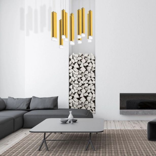 VISEČA SVETILKA MILAGRO GOLDIE 12W LED ML5716