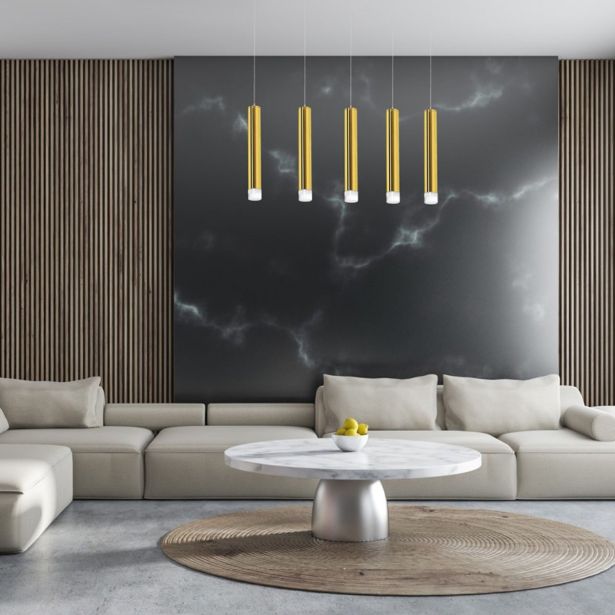 VISEČA SVETILKA MILAGRO GOLDIE 5X5W LED ML5715