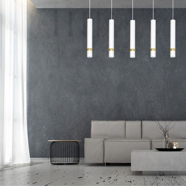 VISEČA SVETILKA MILAGRO JOKER BELA/ZLATA 5XGU10 MLP6122