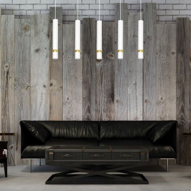 VISEČA SVETILKA MILAGRO JOKER BELA/ZLATA 5XGU10 MLP6122