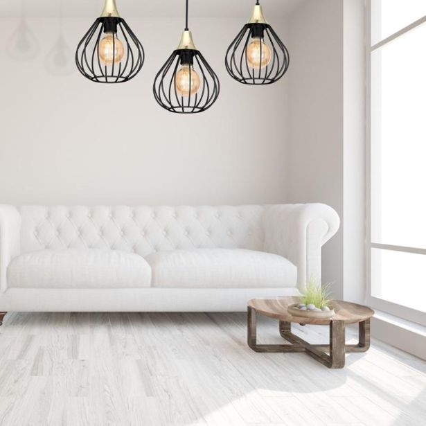 VISEČA SVETILKA MILAGRO KANE BLACK 3XE27 MLP4795