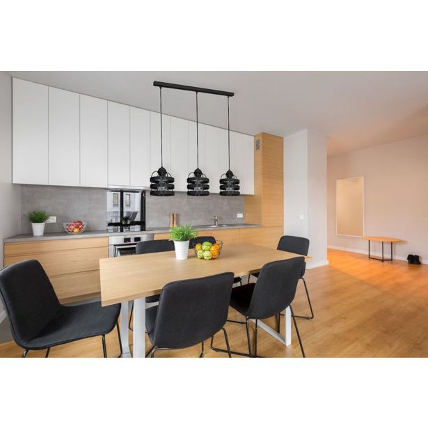 VISEČA SVETILKA MILAGRO LARS BLACK 3XE27 MLP799