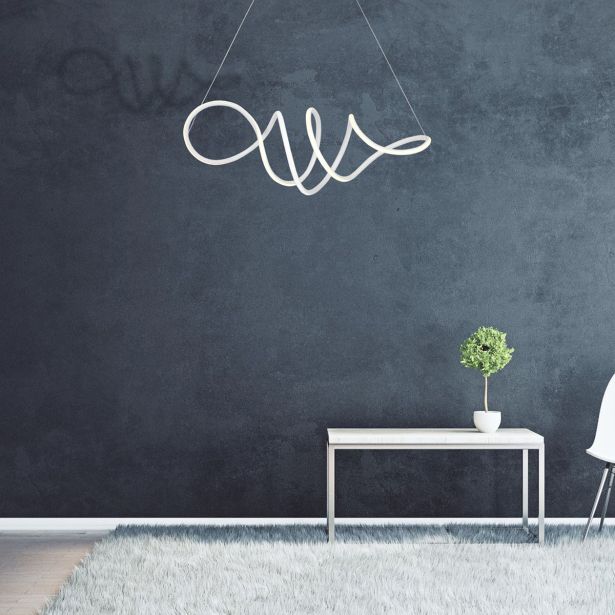 VISEČA SVETILKA MILAGRO LOCA BELA 56W LED ML5491