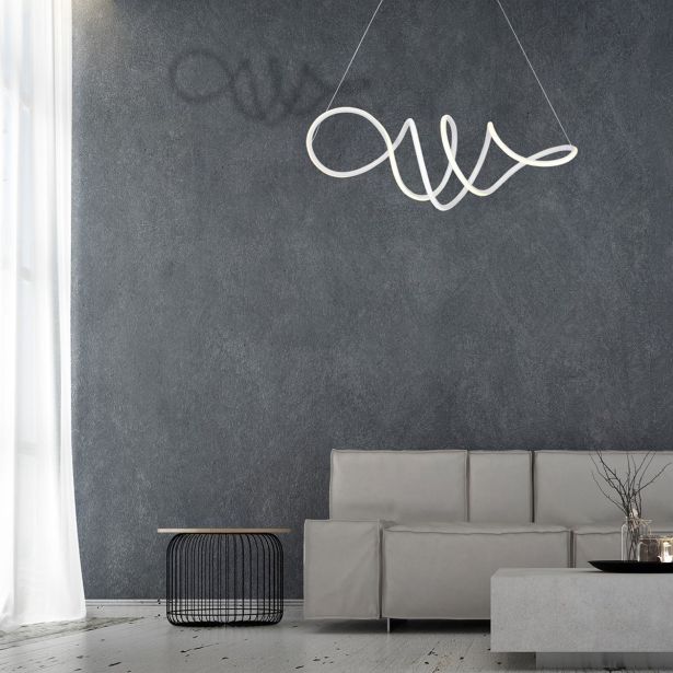 VISEČA SVETILKA MILAGRO LOCA BELA 56W LED ML5491