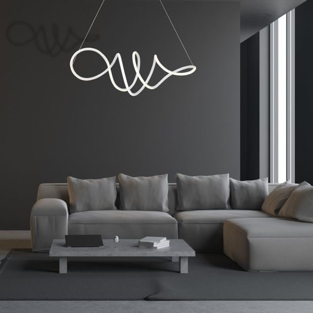 VISEČA SVETILKA MILAGRO LOCA BELA 56W LED ML5491