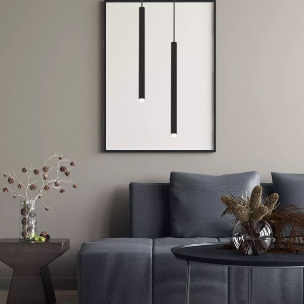 VISEČA SVETILKA MILAGRO MONZA ČRNA 1XG9 LED MLP8838