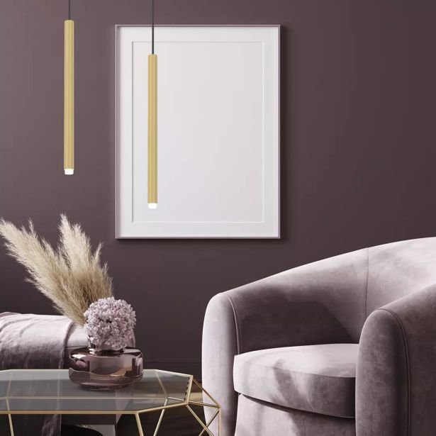 VISEČA SVETILKA MILAGRO MONZA MEDENINA 1XG9 MLP8839