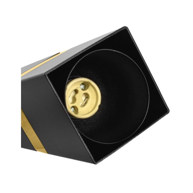 VISEČA SVETILKA MILAGRO VIDAR ČRNA/ZLATA 3XGU10 MLP6280