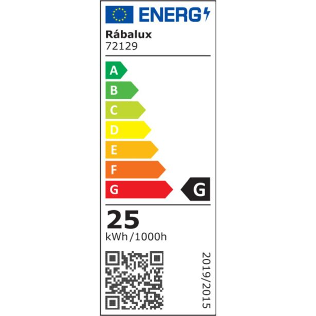 VISEČA SVETILKA RABALUX ELIA 25W L120CM KROM