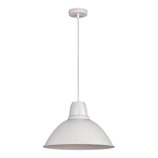 VISEČA SVETILKA RABALUX WILBOUR E27 60W D36 BELA