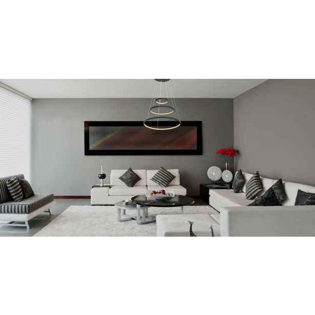 VISEČA SVETILKA RALPH 57W ČRNA WW