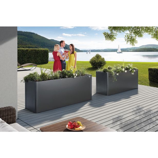 KOVINSKA VRTNA GREDA BIOHORT VISOKA KORITA ZA ROŽE BELVEDERE M