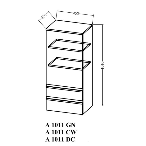 VISOKA OMARICA KOLPA SAN A 1011 DC ALEXIS