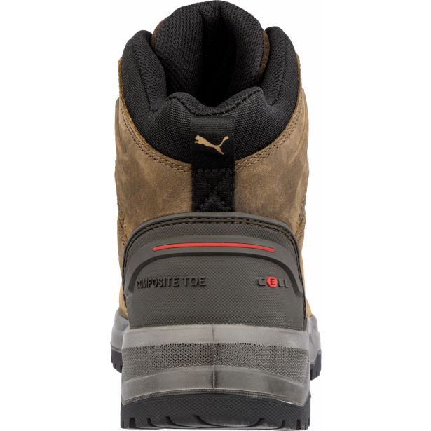 VISOKI DELOVNI ČEVLJI PUMA IRON HD BROWN MID S3S RJAVI ŠT. 45