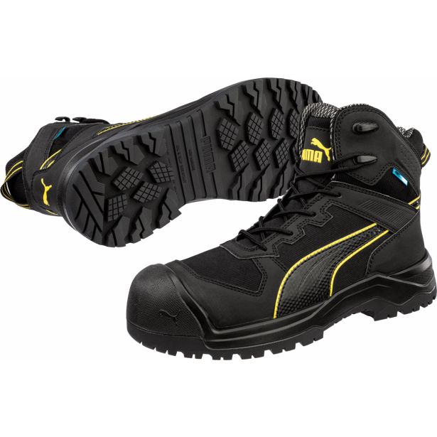 VISOKI DELOVNI ČEVLJI PUMA ROCK HD CTX MID S7S ČRNI ŠT. 43