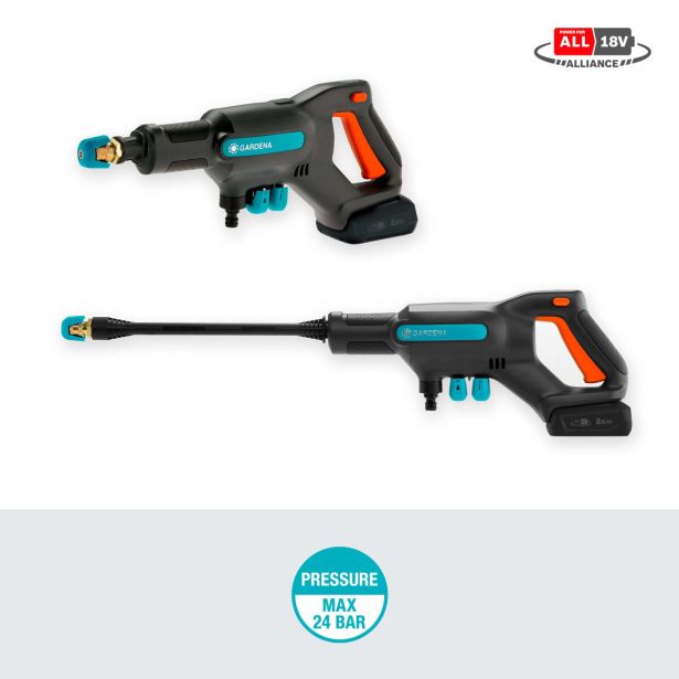 VISOKOTLAČNI ČISTILNIK GARDENA AQUACLEAN 24/18 V SET P4A