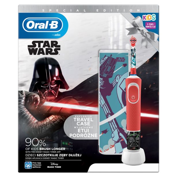ELEKTRIČNA ZOBNA ŠČETKA VITALITY D100 STAR WARS+TRAVEL CASE 2020