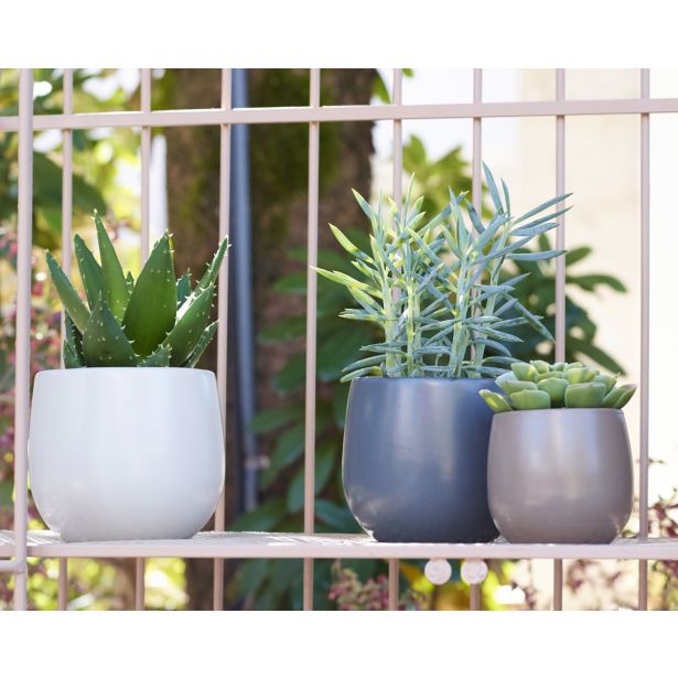 KERAMIČNI NOTRANJI LONEC VITORIA 20 TEMNO SIV