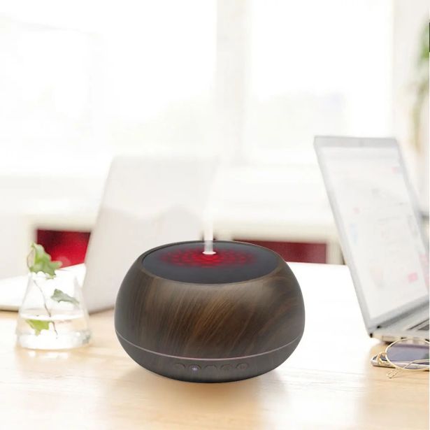 VLAŽILNIK ZRAKA PLATINET PADYM030, ETERIČNA OLJA IMITACIJA LESA TEMNA