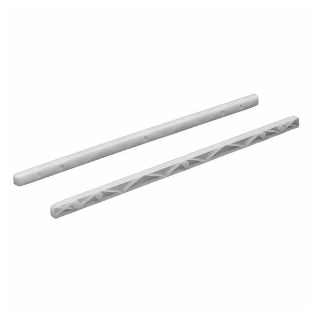 SPECIALNO OKOVJE HETTICH DIY VODILO 385 MM PVC, BEL PAR=2 KOS