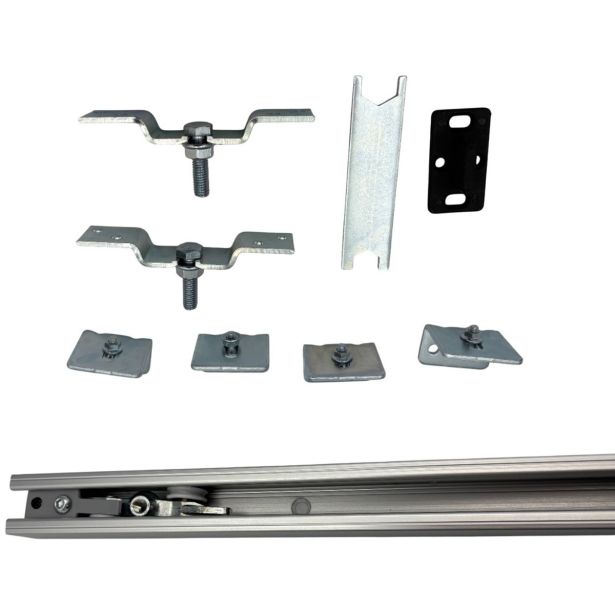 VODILO ZA POMIČNA VRATA GEZE 2000 MM KOMPLET ALUMINIJ SISCO SLIDING