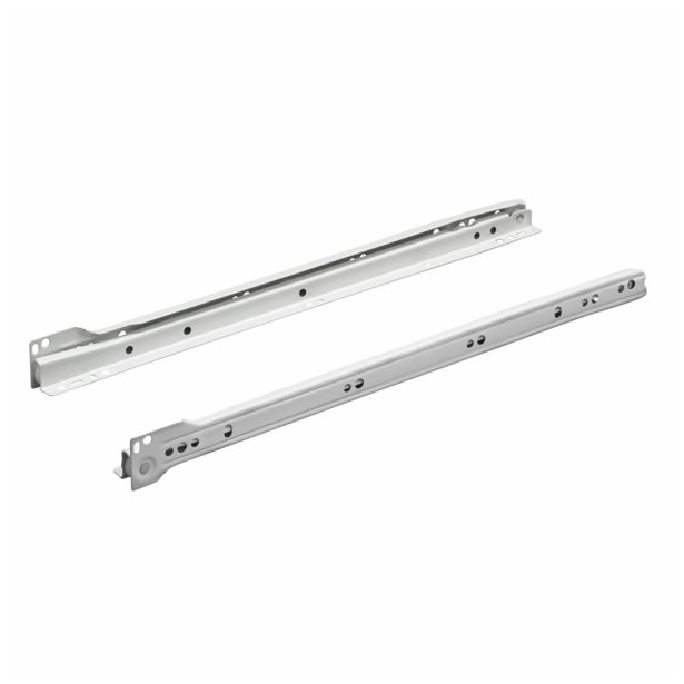 VODILO ZA PREDAL HETTICH DIY 350 MM, BELO, 20 KG PAR=2 KOS