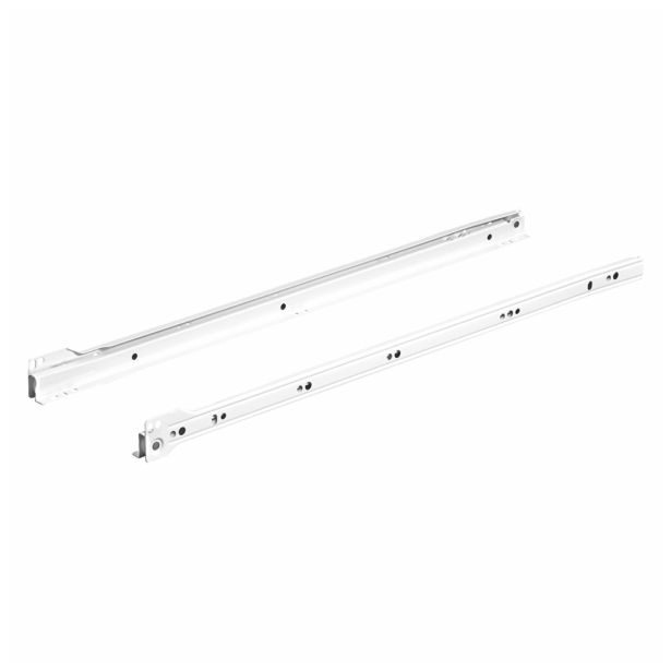 VODILO ZA PREDAL HETTICH DIY 550 MM, BELO 20 KG PAR=2 KOS